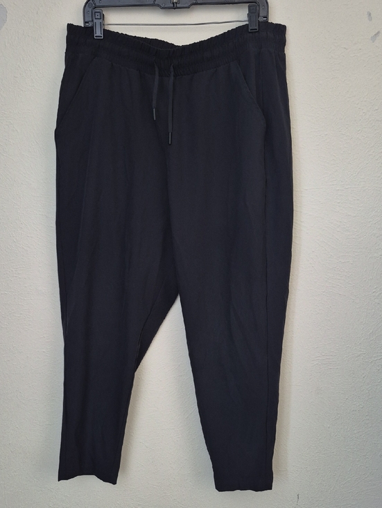 all in motion Pants - all in motion Black Elastic Waist Drawstring Active Pants